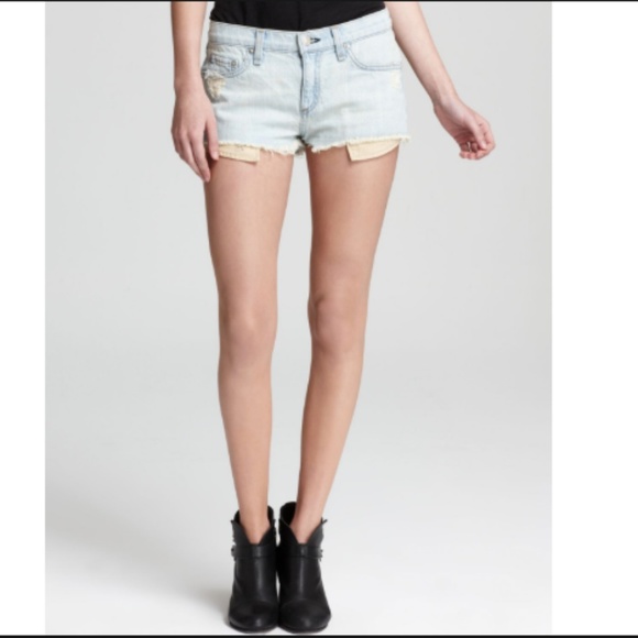 Rag & Bone Mila Highbury Light Cut-Off Jean Shorts - Picture 2 of 8